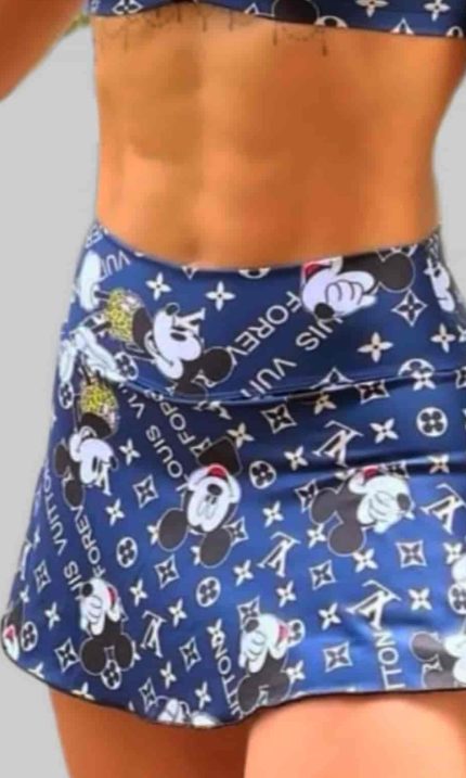 falda-short-Mickey-conjunto-corto-deportivo