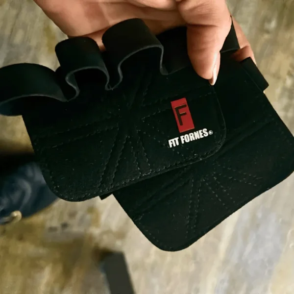 guantes-calleras-gym-proteccion-palma-neopreno.jpg par de Guantes Calleras de Entrenamiento para Protección de Palmas - Negro