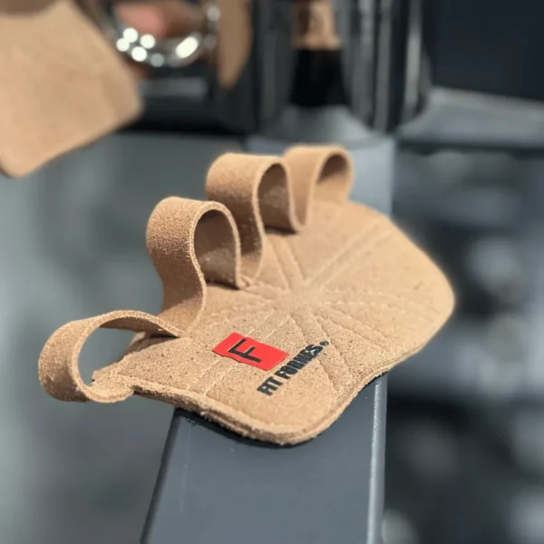 guantes-calleras-gym-proteccion-palma-neopreno.jpg muestra individual de Guantes Calleras de Entrenamiento para Protección de Palmas - marrón piel