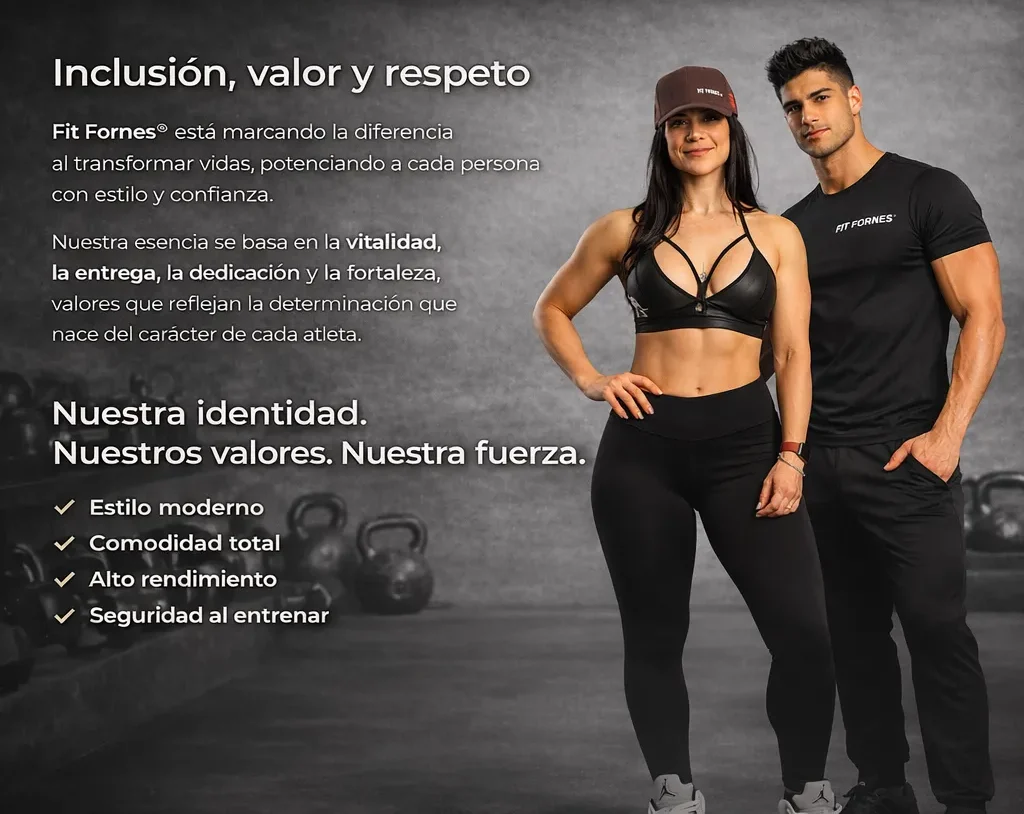 Ropa deportiva Fit Fornes para gimnasio, conjunto fitness mujer y camiseta deportiva hombre de alto rendimiento
